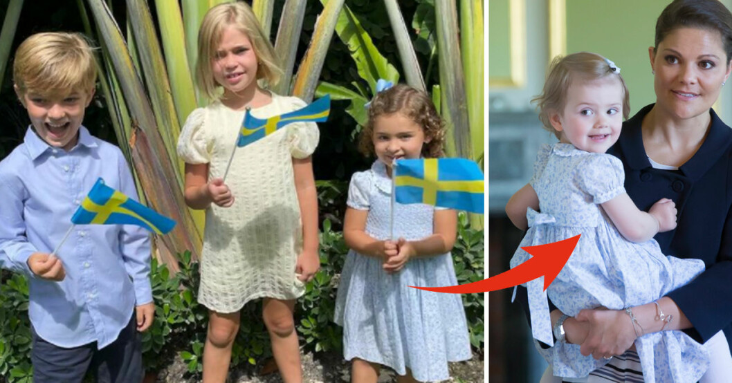 Prinsessan Adrienne Prins Nicolas Prinsessan Leonore Prinsessan Estelle Nationaldagen 2021
