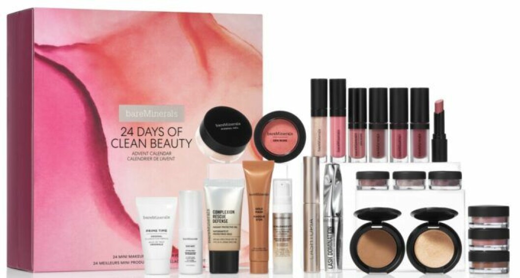 Adventskalender med skönhet till 2019 från Bareminerals