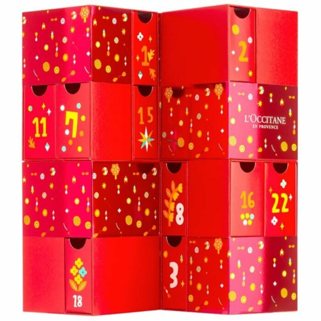 Adventskalender med skönhetsprodukter till 2019