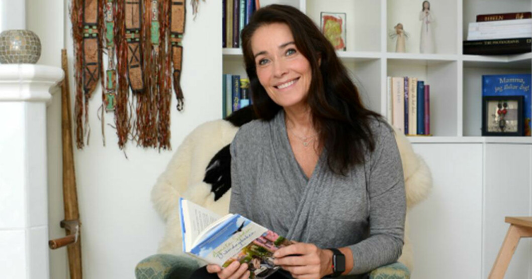 Agneta Sjödin i sitt hem.