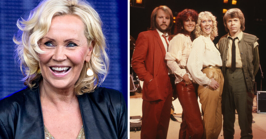 Agnetha Fältskog, Björn Ulvaues, Anni-Frid Lyngstad och Benny Andersson