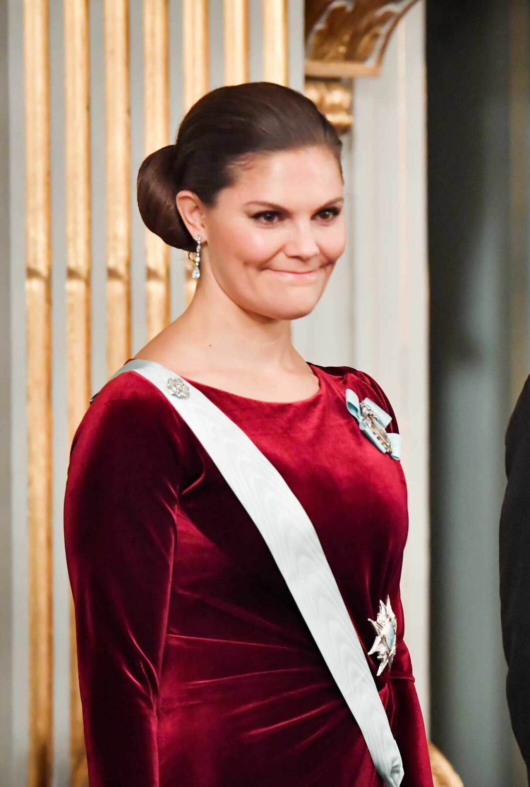 Kronprinsessan Victoria vid Svenska Akademiens högtidssammankomst.