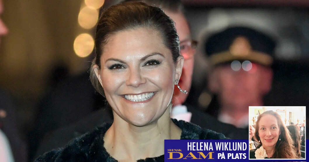 Svensk Dam var på plats när Victoria rev av sista uppdraget före jul. Victorias sista uppdrag före jul, Helena Wiklund Svensk Damtidning var på plats.