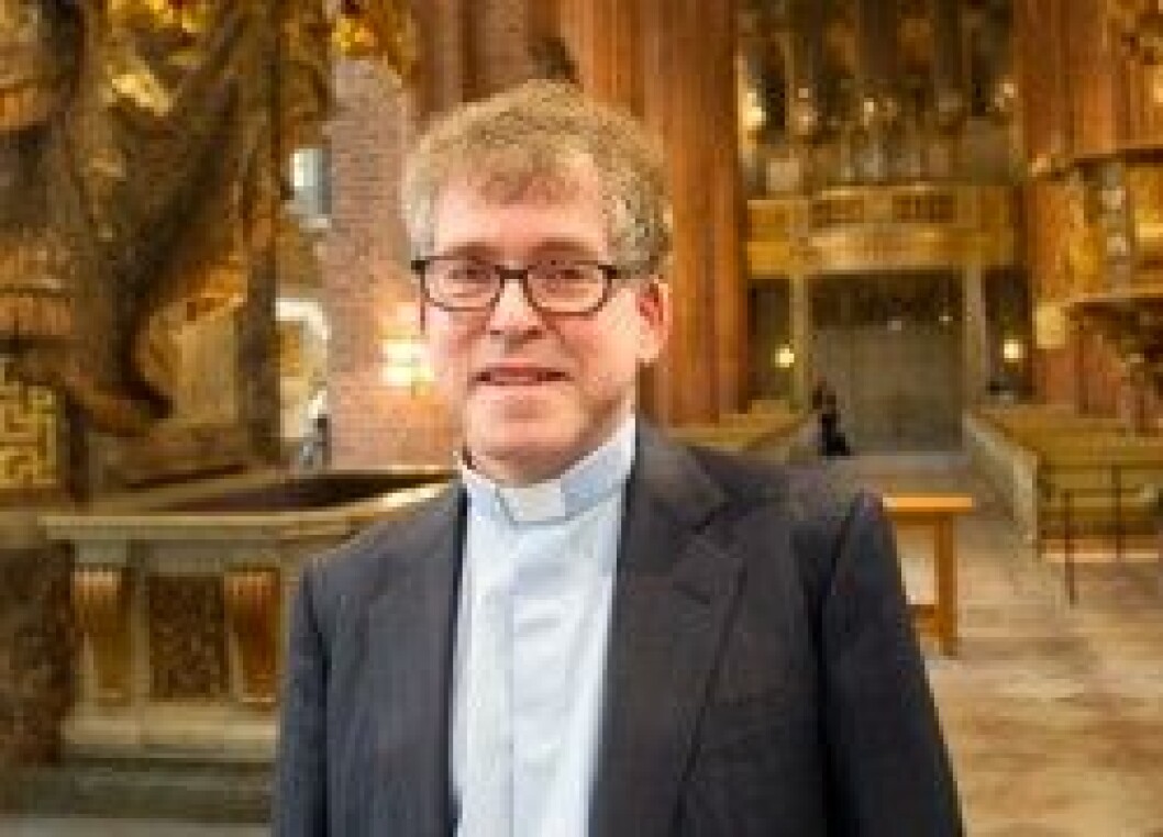 Storkyrkans domprost Åke Bonnier. Storkyrkans domprost Åke Bonnier.