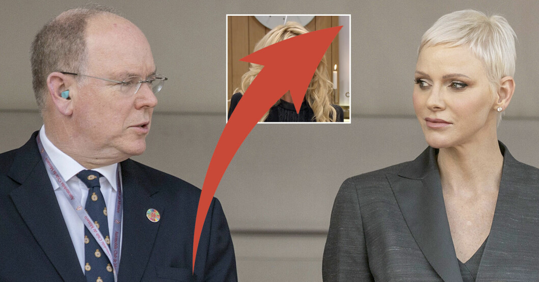Furst Albert och furstinnan Charlene