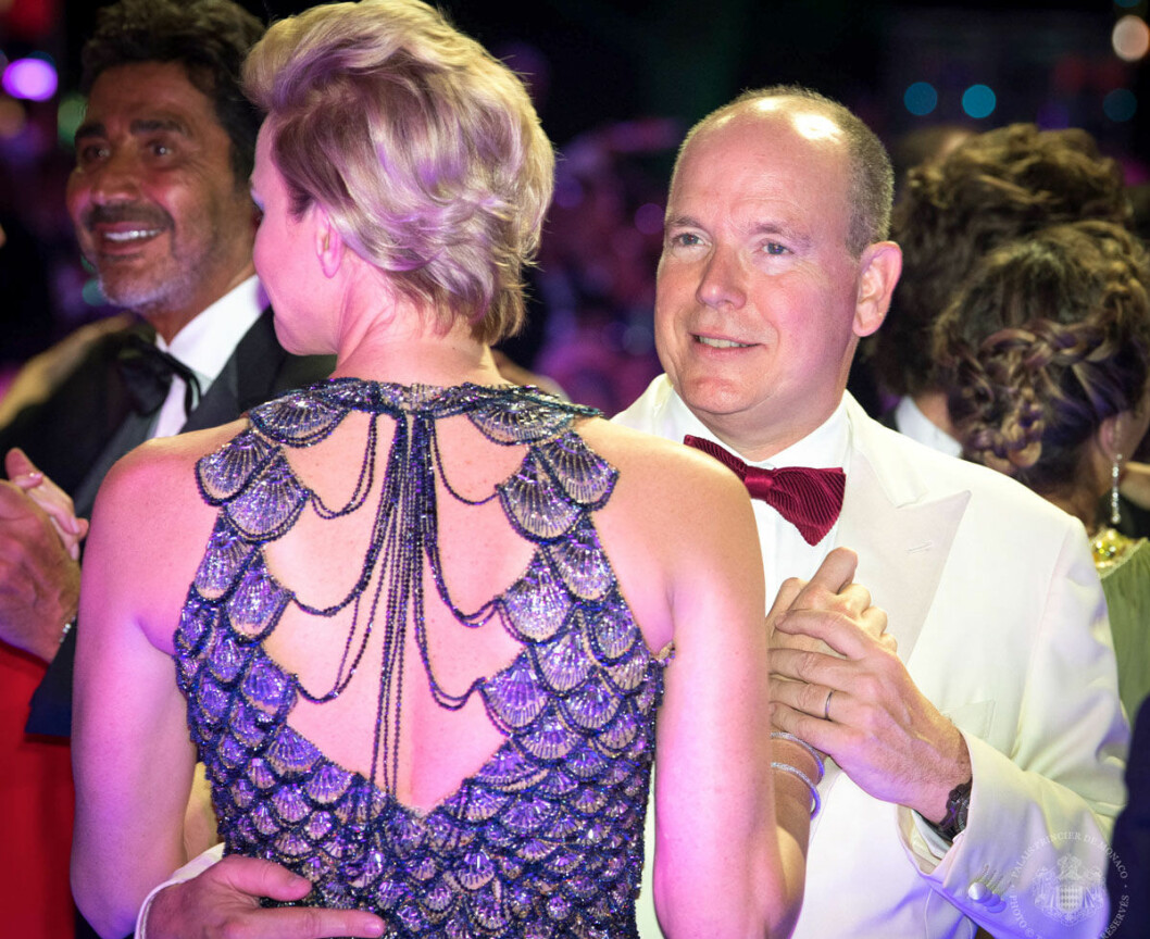 Furst Albert och furstinnan Charlene.