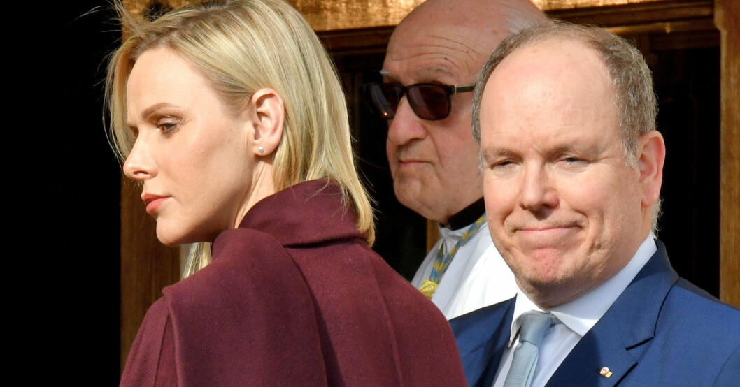 Är det en ny spricka mellan Charlene och Albert?