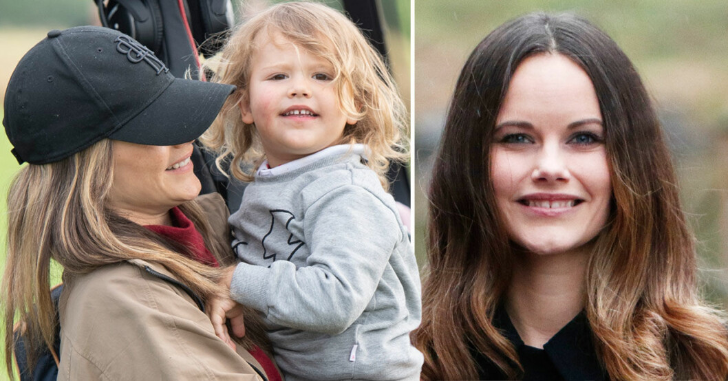 Prinsessan Sofia med prins Alexander
