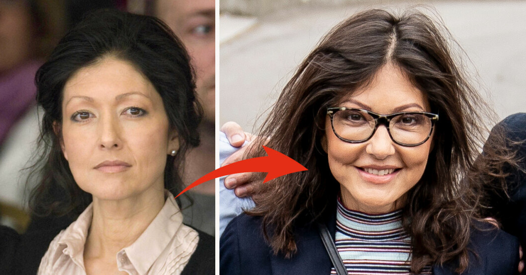 Grevinnan Alexandra då och nu.