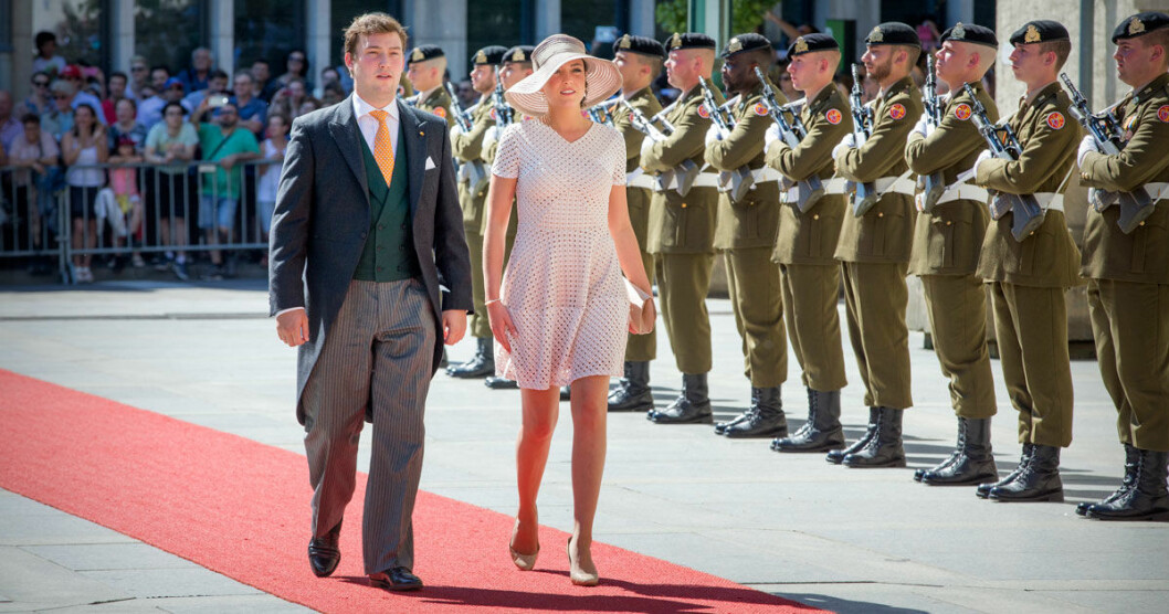 Prinsessan Alexandra och prins Sébastien av Luxemburg Prinsessan Alexandra och prins Sébastien av Luxemburg