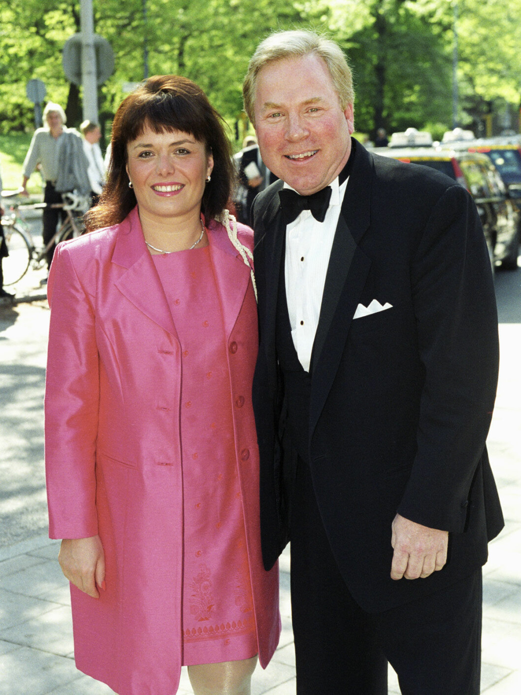 Anders och Christel träffades på en flygning till New York 1999. Anders och Christel träffades på en flygning till New York 1999.