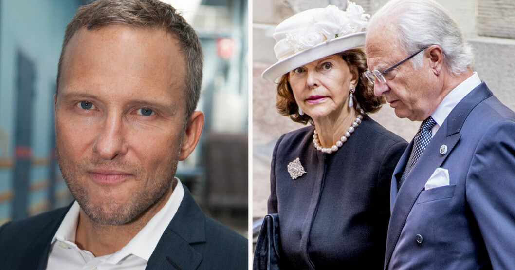 Anders Holmberg, drottning Silvia och kung Carl Gustaf