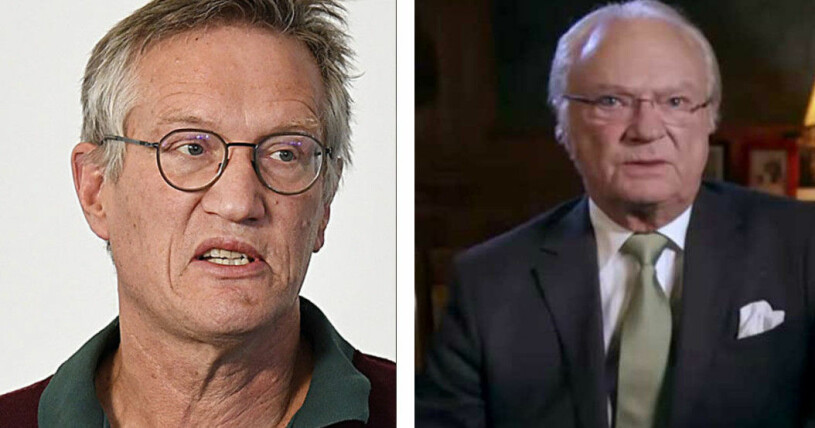 Anders Tegnell och kungen är inte helt överens. Anders Tegnell och kungen.