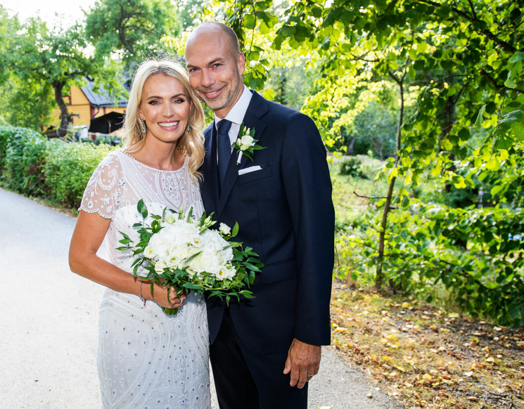 Äkta makar – sju år efter första mötet. Andrea Brodin Cedric Notz - bröllopet.
