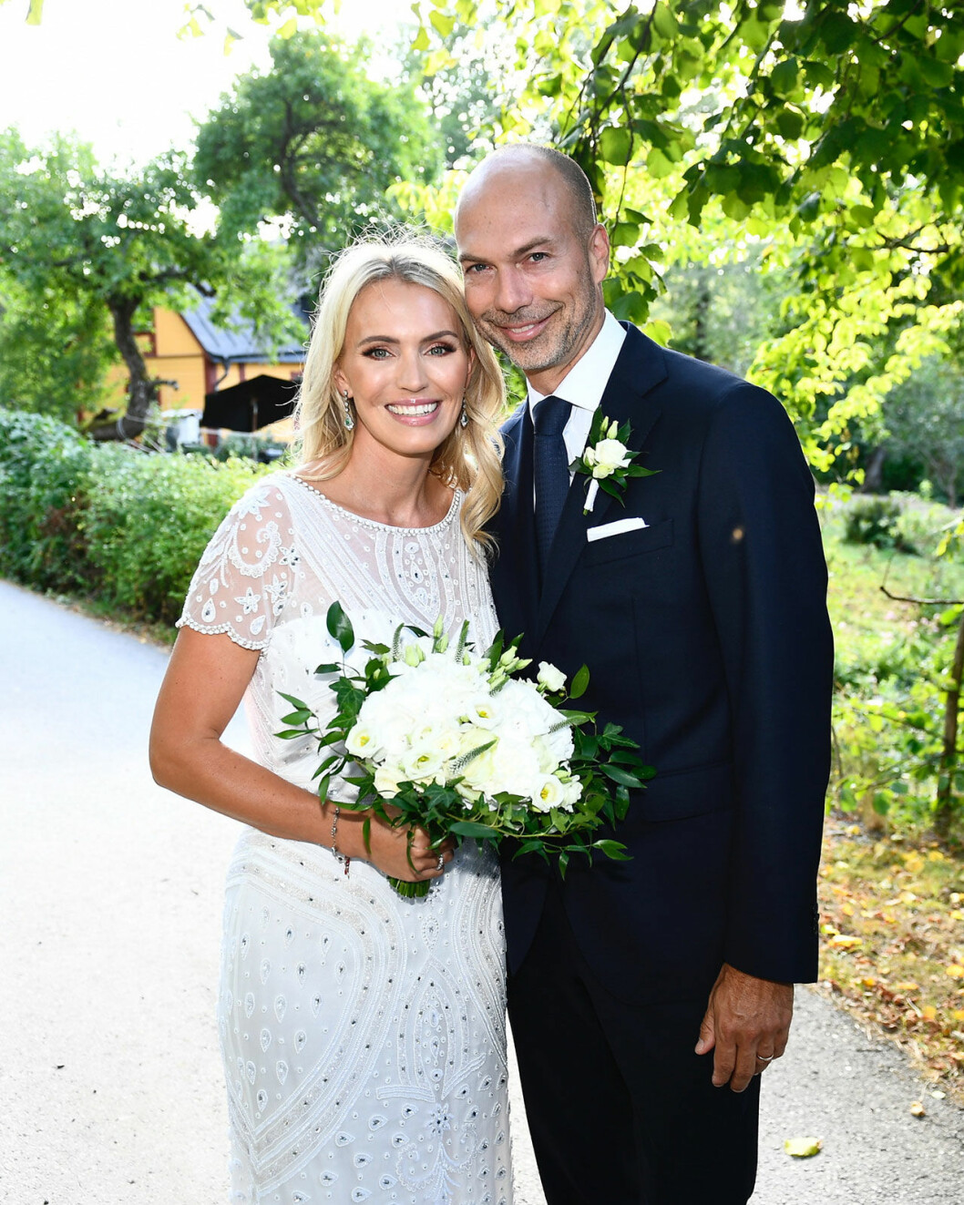 Det vackra brudparet! andrea brodin cedric notz bröllop