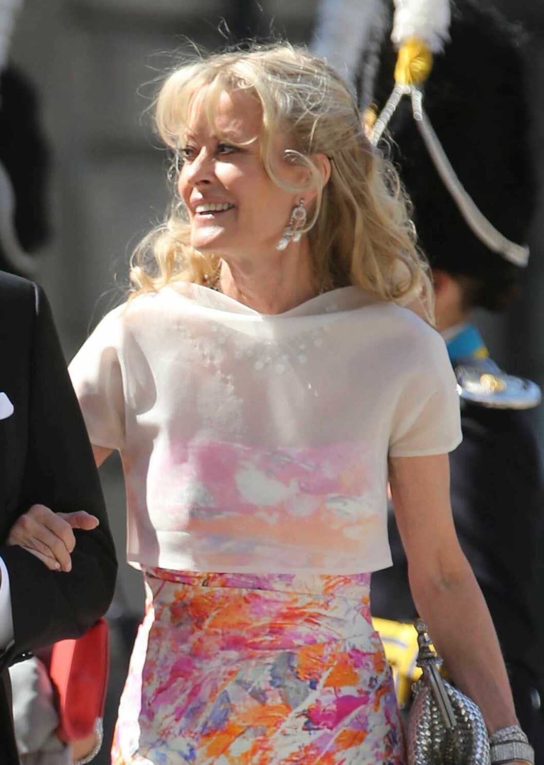 Anki Wallenberg på prinsessan Madeleines bröllop. Anki Wallenberg på prinsessan Madeleines bröllop 2013.