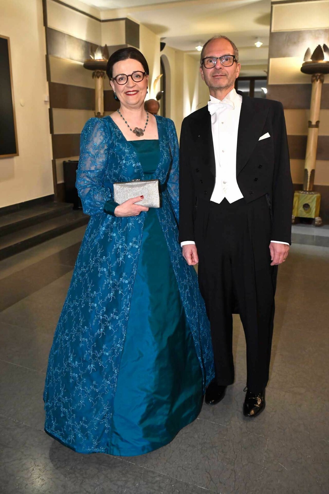 Anna Ekström och maken Lars, Nobel 2019.