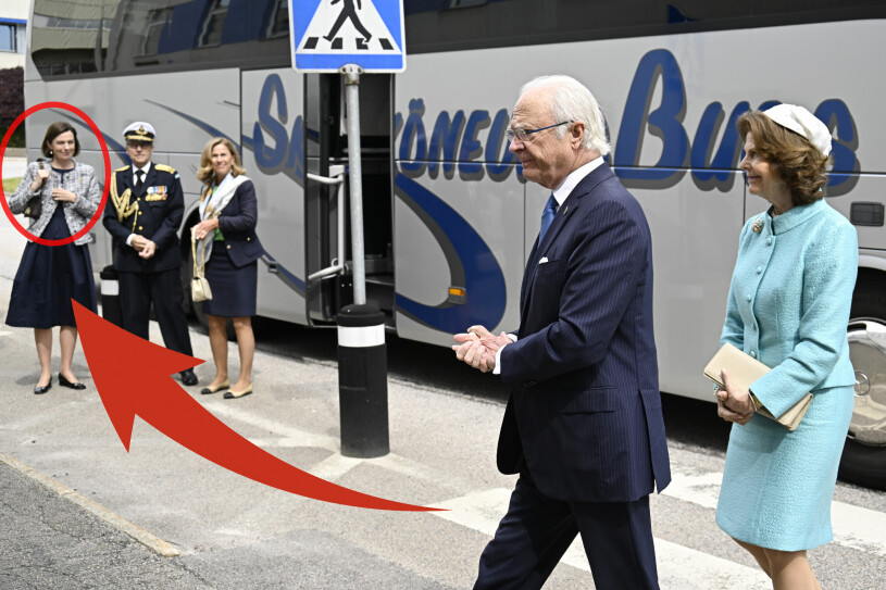 Alltid i kungafamiljens diskreta tjänst. Anna Hamilton har sex intensiva år bakom sig vid hovet, och innan dess var hon informationschef vid Stockholms Auktionsverk. Hovet: Statsfru Anna Hamilton, kungens adjutant och informationschef Margareta Thorgren med kungaparet