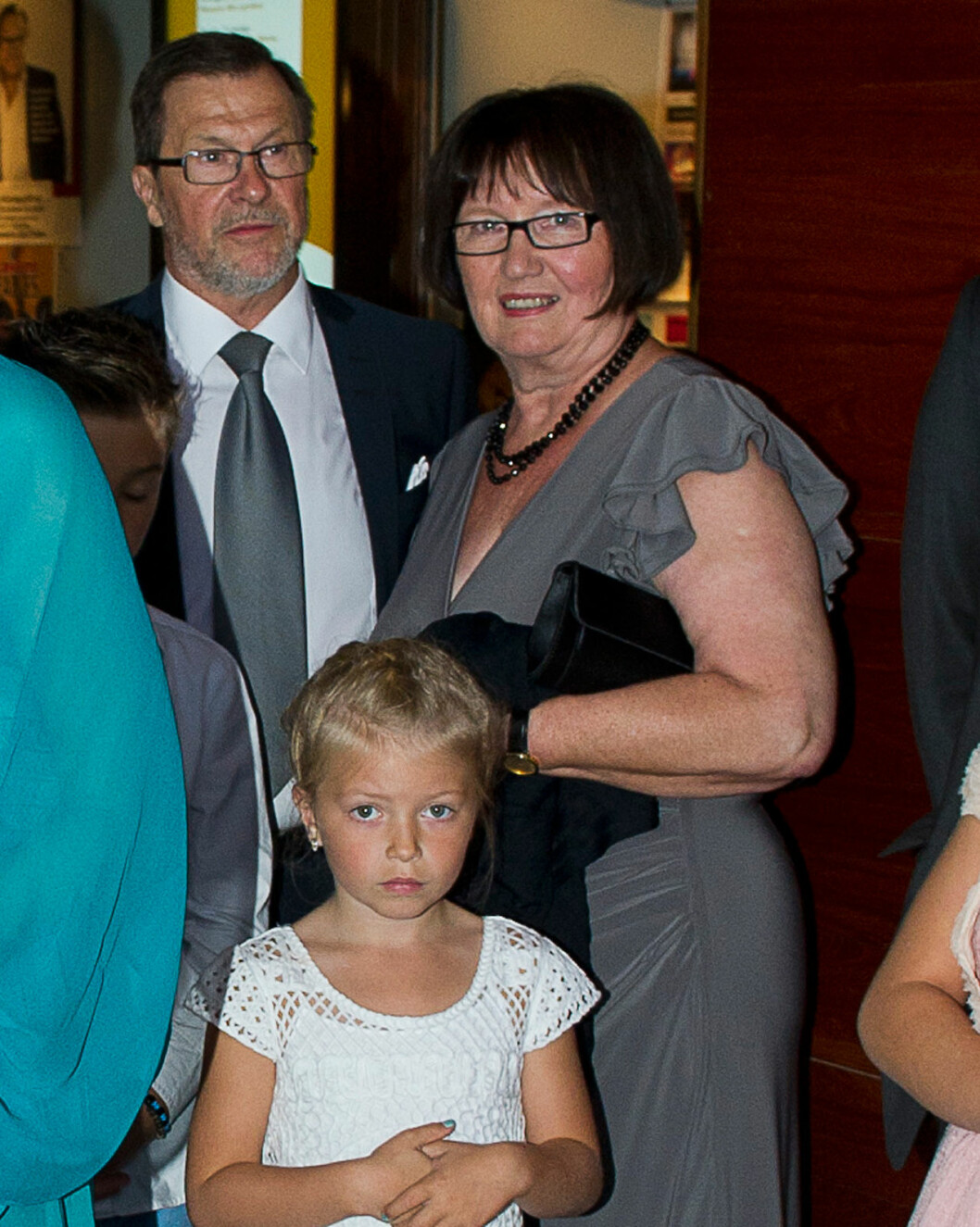 Ewa och Olle med sitt barnbarn, Annas dotter Vera. Olle Westling Ewa Westling Vera Blom