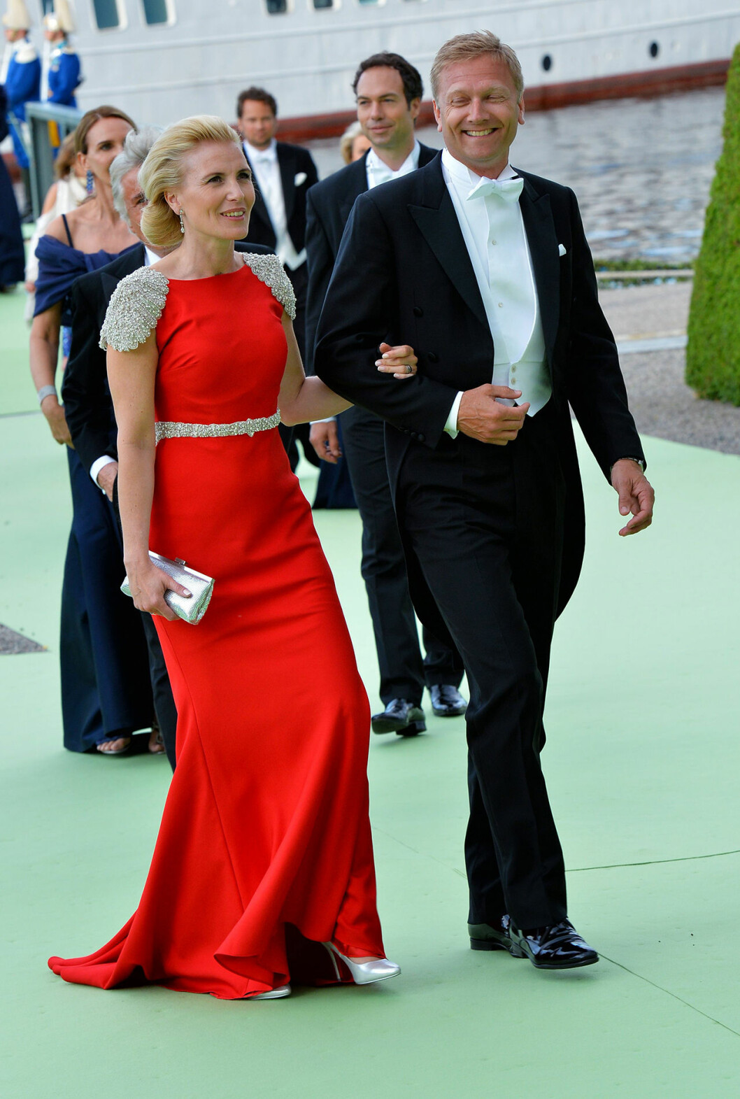 Anna Westling Söderström och maken Mikael på Madeleines och Chris bröllop, 2013. anna westling söderström