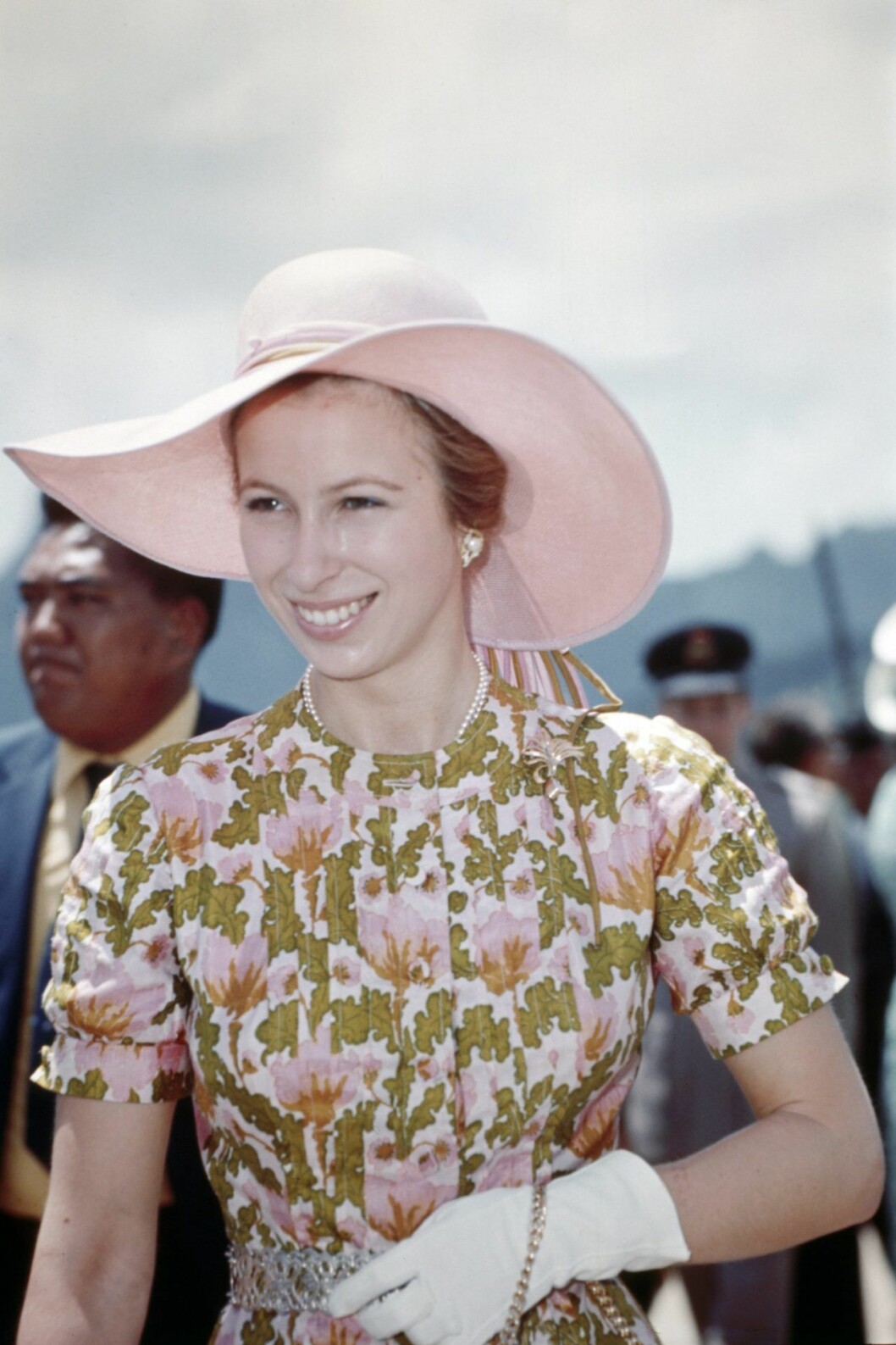 På utlandsresa till South Seas, 1974. Princess Anne