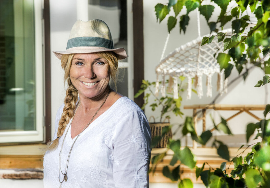 Anne Lundberg och det berömda leendet. Anne Lundberg