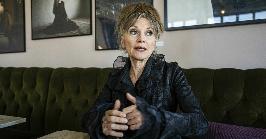 Anne-Lie Rydé vittnar även hon om de intensiva dagarna. Anne-Lie Rydé är en av deltagarna i Så mycket bättre