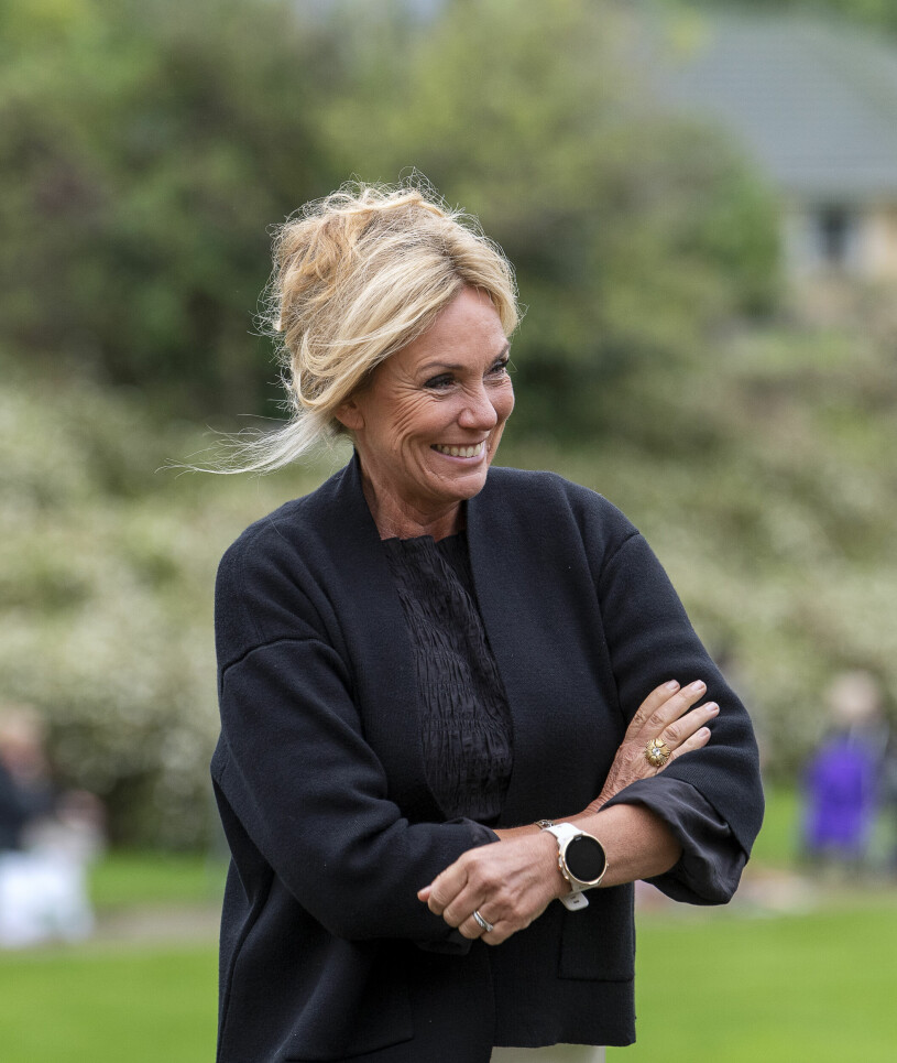 Slutet gott, allting gott! Anne Lundmark som ler