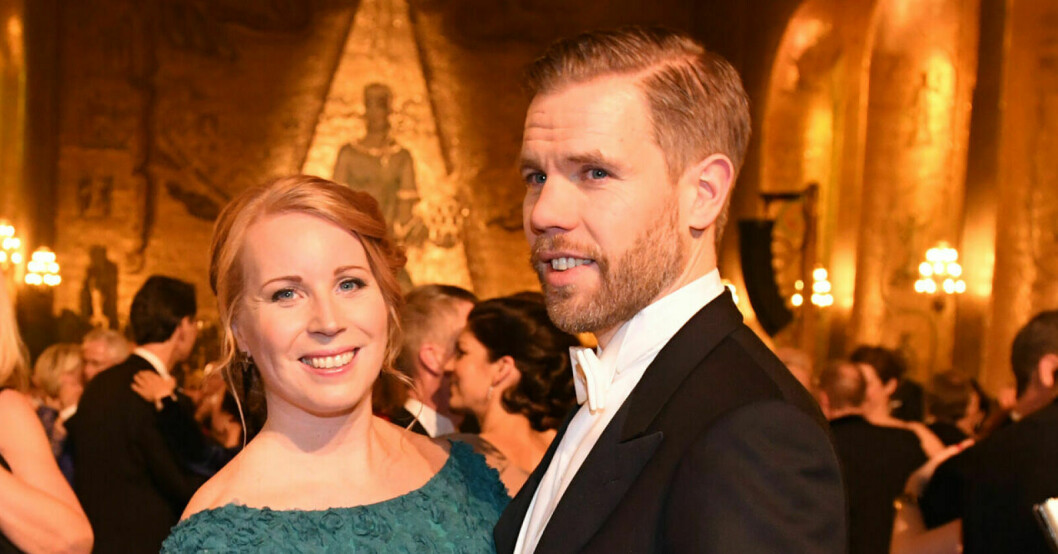 Annie Lööf och hennes man Carl-Johan
