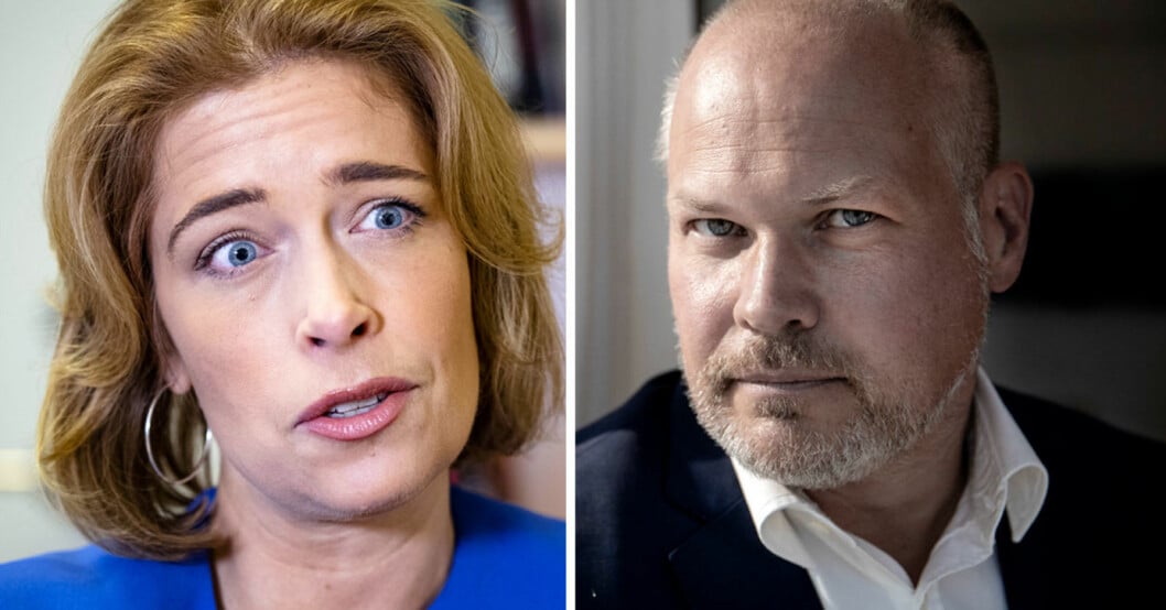 Annika Strandhäll och Morgan Johansson
