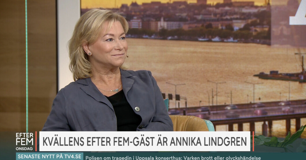 Astrid Lindgrens barnbarn Annika Lindgren i Efter fem