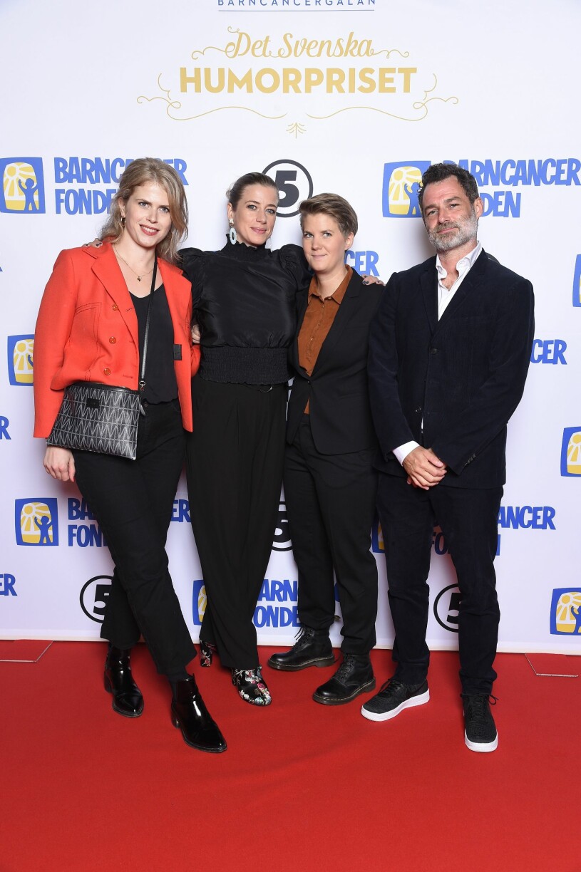 Årets Komedi blev dramakomedi-serien Filip & Mona, här gänget med Isabel Lindström, Anna Granath, Lina Åström och Jens Östberg.