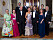 Ari Behn och prinsessan Märtha Louise med norska kungafamiljen och Aris mamma och pappa