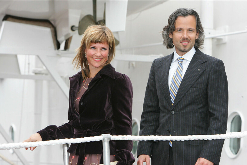 Ari Behn och Märtha Louise precis i början av sitt förhållande. Foto: Splash news