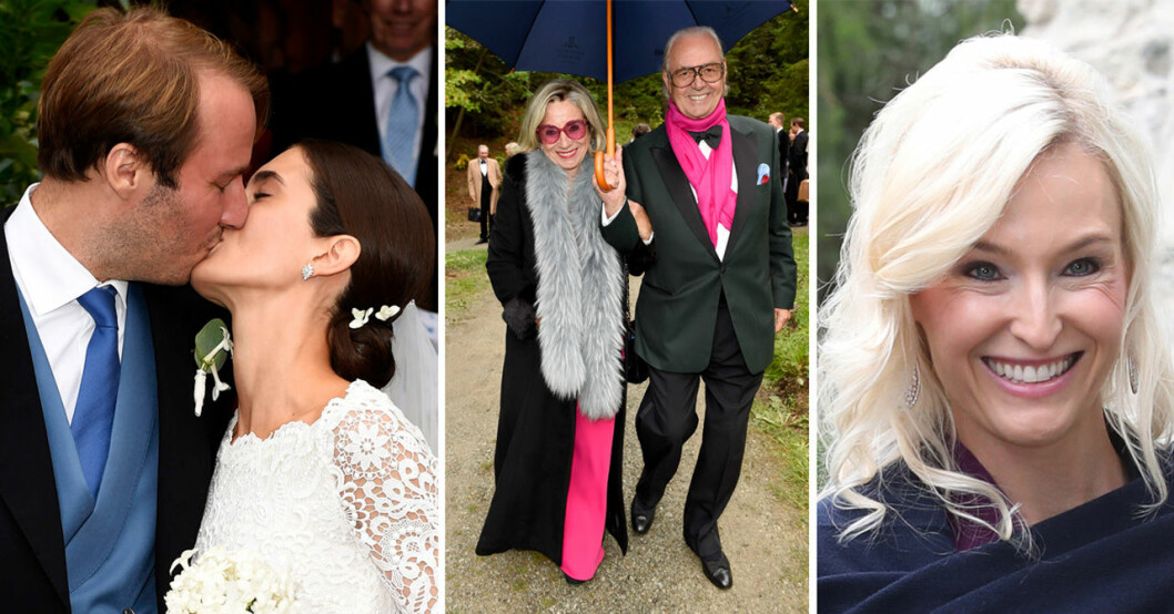 Se alla bilderna! Carl Philip och Sofia bröllopsminglade med tyska aristokratin