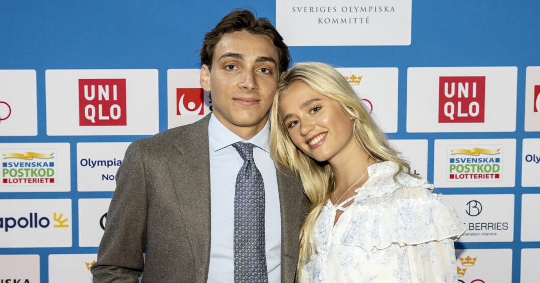 Armand Duplantis arrived at the celebration with his girlfriend Desiré Inglander. Armand Duplantis and Desiré Inglander