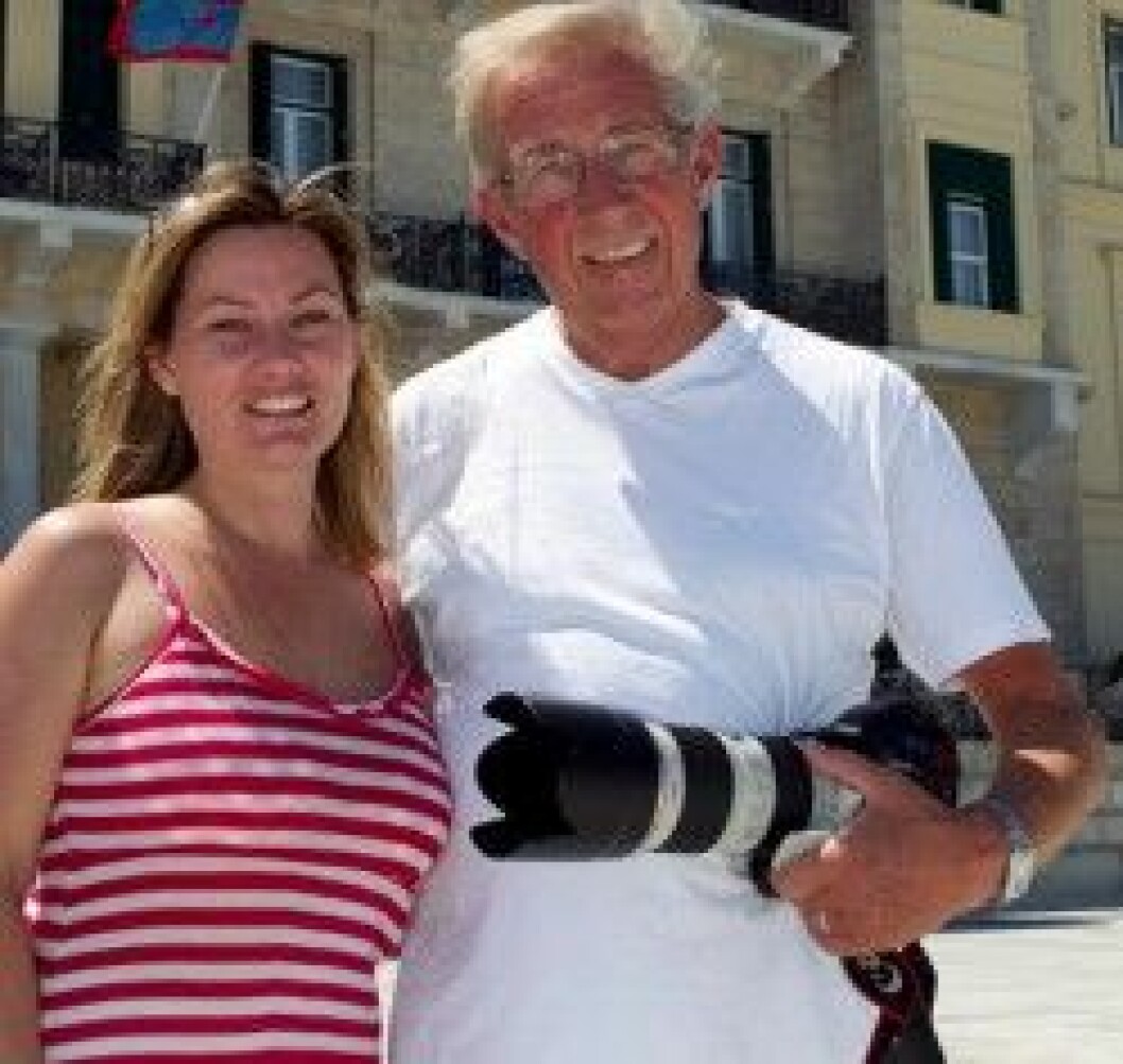 Svensk Damtidnings reporter Åsa Bönnelyche och fotograf Charles Hammarsten. Svensk Damtidnings reporter Åsa Bönnelyche och fotograf Charles Hammarsten.