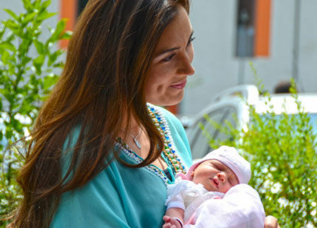 Claire baby prinsessan Amalia