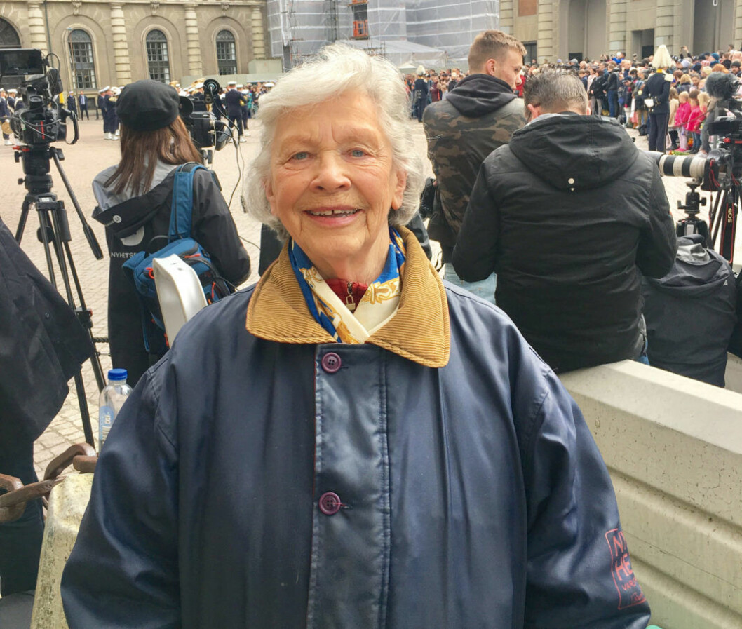 Barbro Hultman, som också arbetat vid hovet