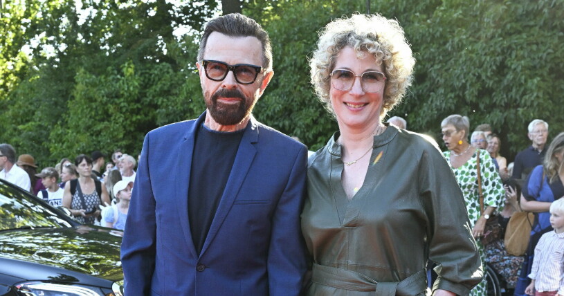 Första bilderna på paret i offentligheten! Björn Ulvaeus och flickvännen Christina Sas