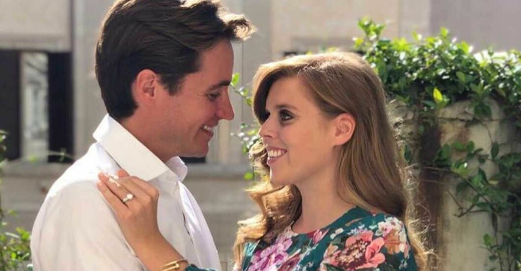 Motigt för Beatrice – som är nia i den brittiska tronföljden – och hennes ”Edo”. Prinsessan Beatrice och Edoardo Mapelli Mozzi.
