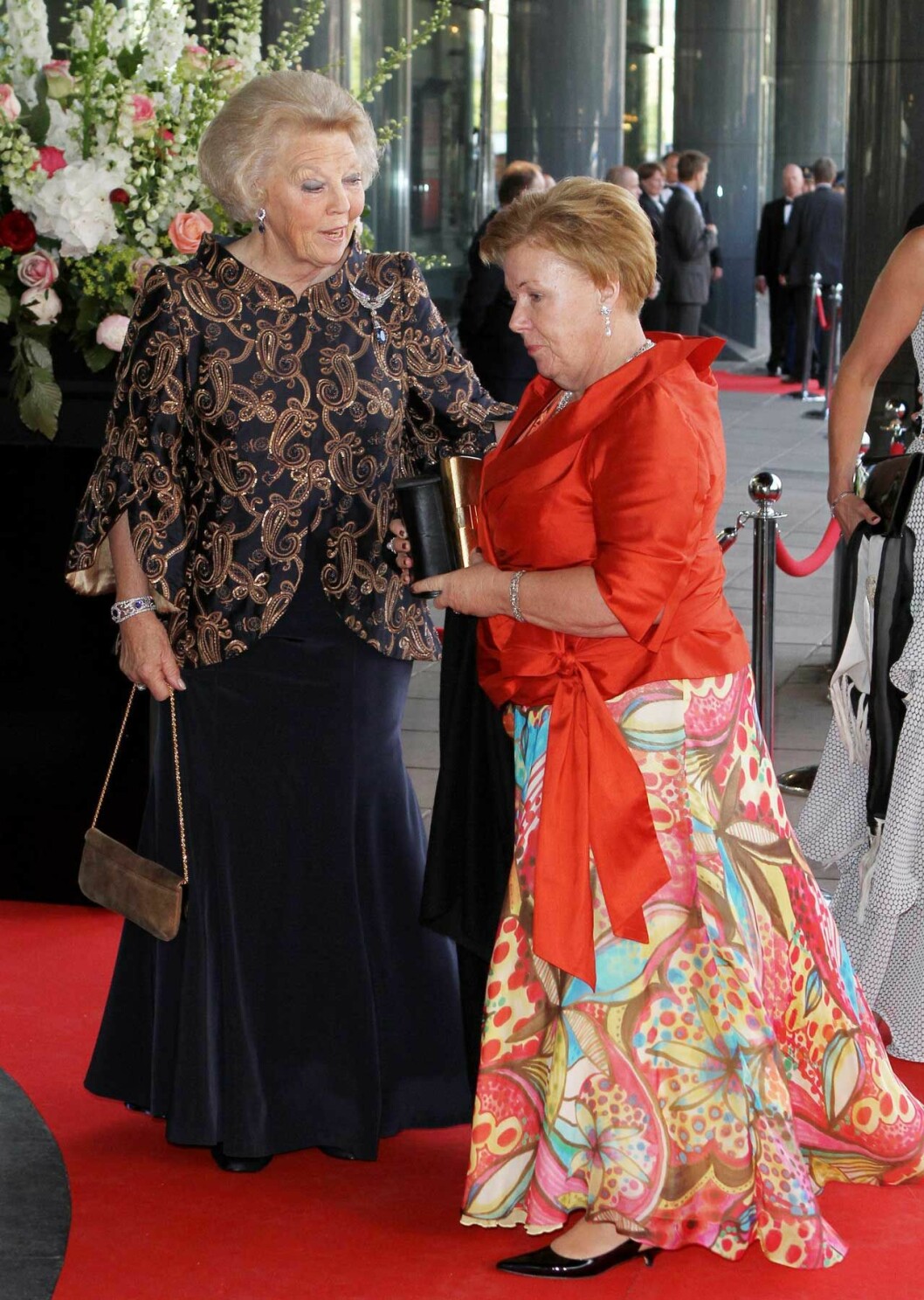 Prinsessan Beatrix hade en nära relation till sin syster Christina. Här var de på väg till drottning Máximas 40-årskonsert. Prinsessan Beatrix hade en nära relation till sin syster prinsessan Christina.