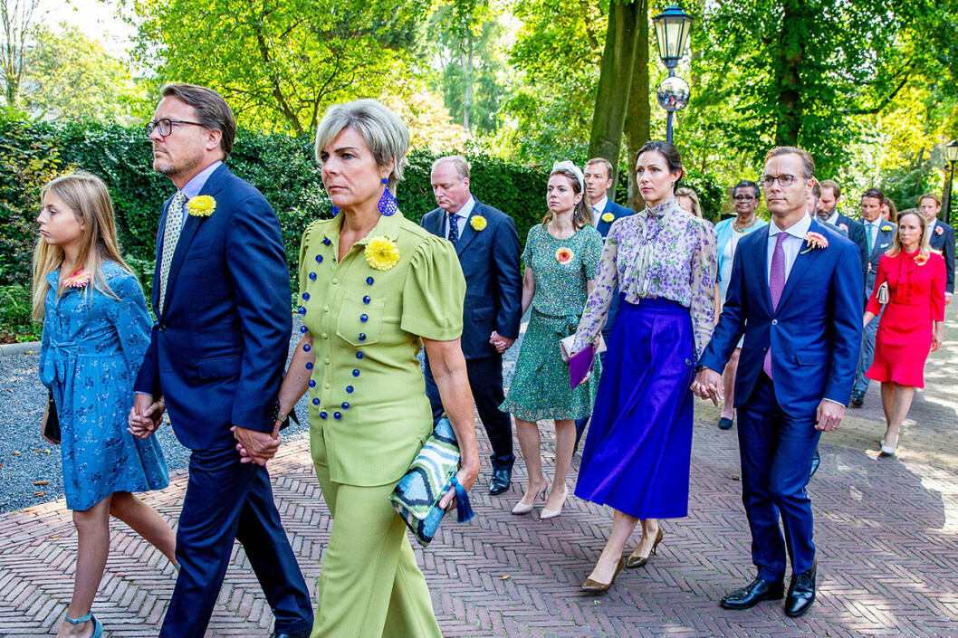 Prinsessan Laurentien, prins Constantijn och Leonore. 
