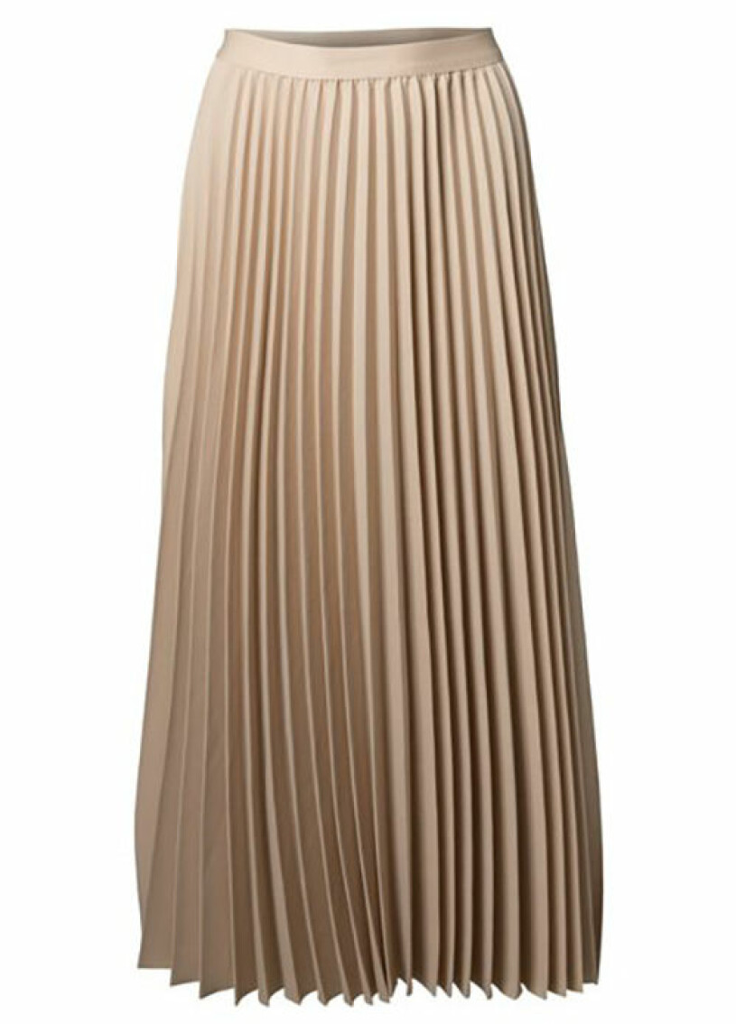 beige plisserad kjol prinsessan sofia