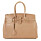 beige väska som liknar Hermes Kelly från Tuscany Leather