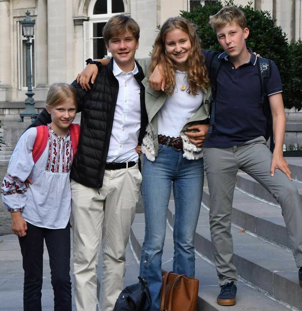 belgiska kungabarnen