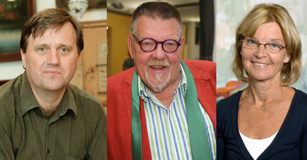 Bengt Janson, Lars-Yngve Johansson och Inger Johansson Thor.