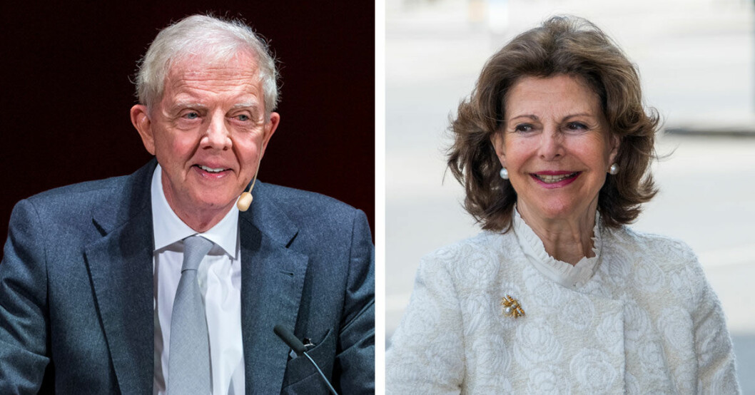 Silvia i möte med mångmiljardären Bertil Hult