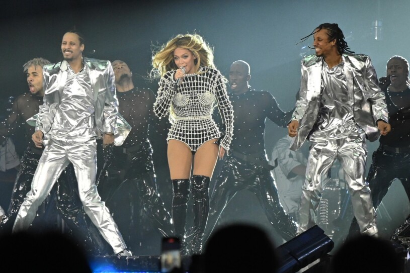Beyoncé på scen i Friends arena