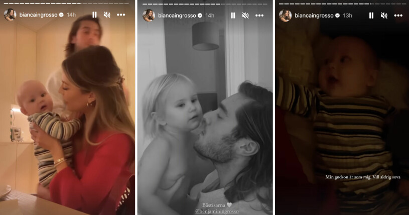 I söndags fick Bianca och Benjamin Ingrosso hänga med sina gudbarn – vilken lycka! Bianca Ingrosso med vännernas barn